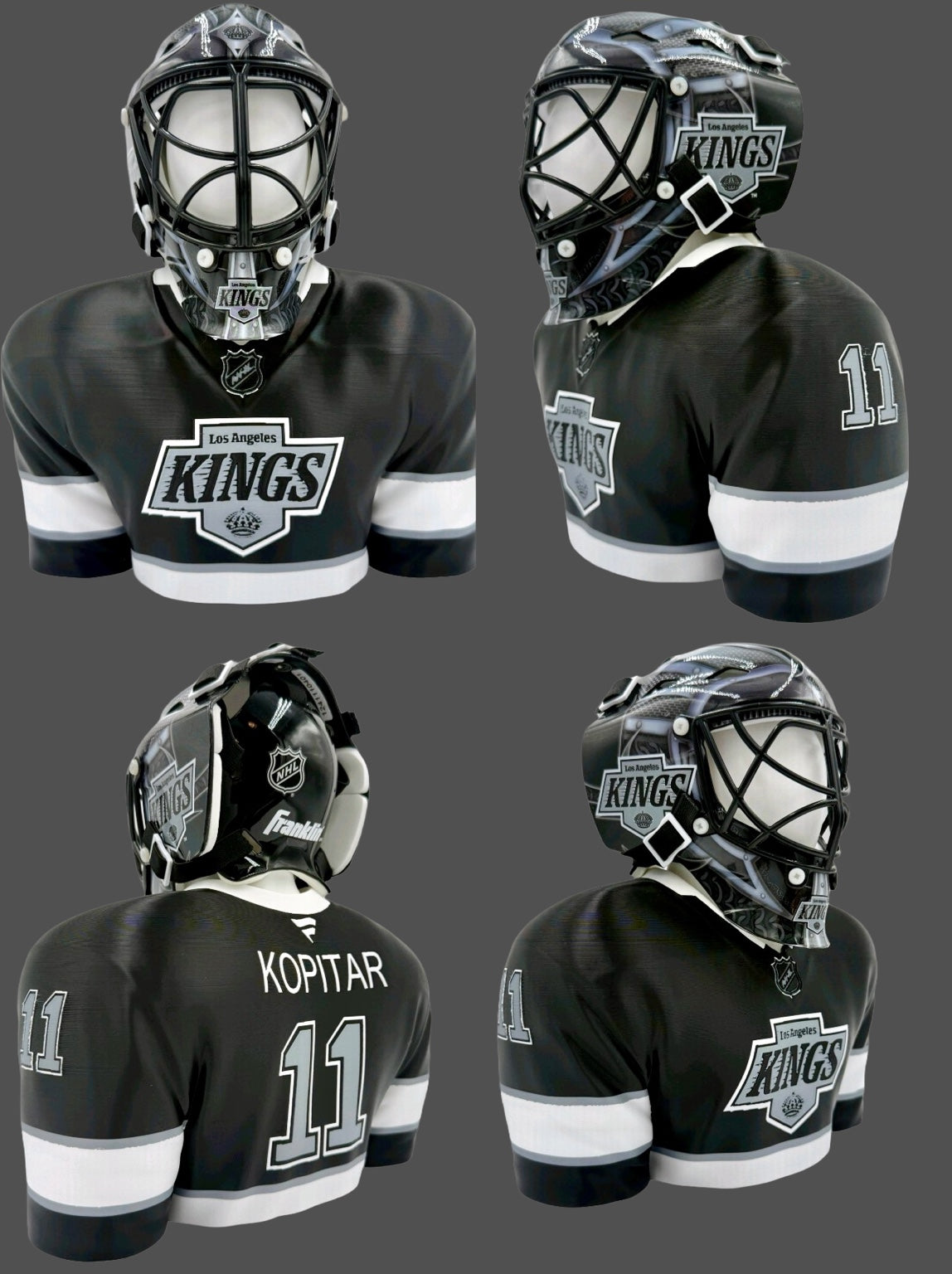 Personalized Hockey BUDDEEZ | NHL-Inspired Mini Goalie Mask Display Stand
