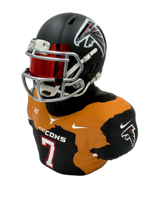 Customized RIPS for NFL & NCAA Inspired Mini Helmet Desktop Displays