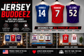 Jersey BUDDEEZ – The Ultimate Jersey Wall Display