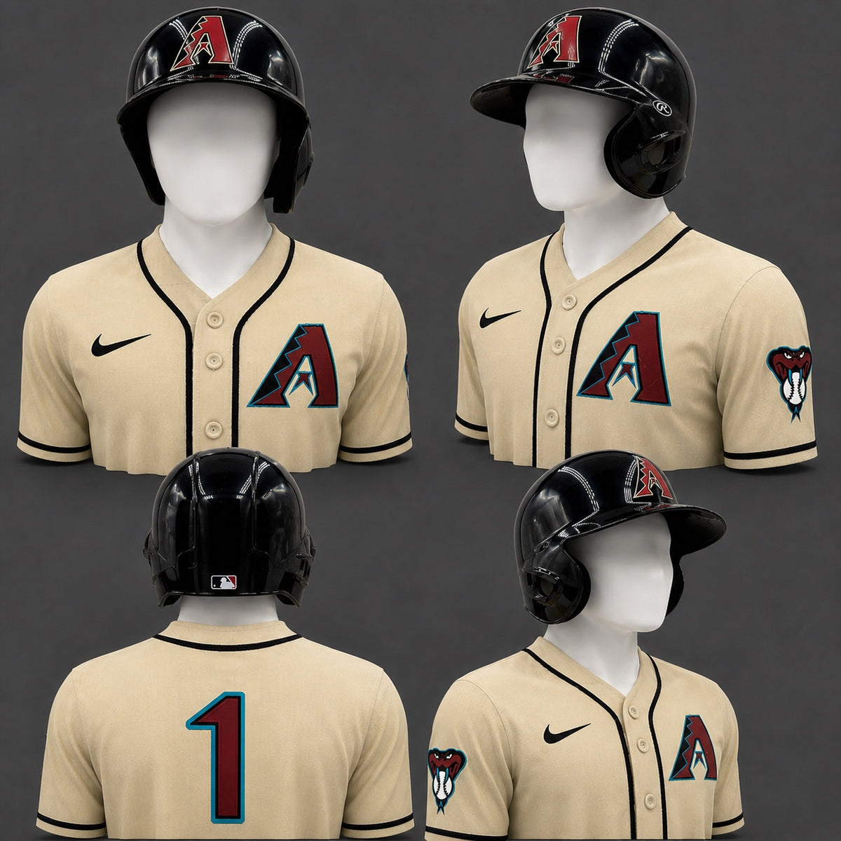 Personalized Baseball BUDDEEZ | MLB-Inspired Mini Helmet Display Stand